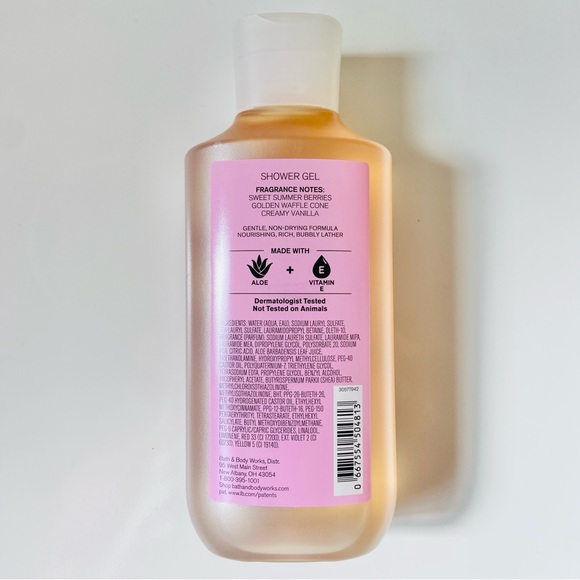 Bath & Body Works Berry Waffle Cone Shower Gel and Lotion - Picture 2 of 5